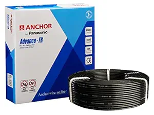 Anchor By Panasonic Advance FR Electrical wire 90 metres [0.75 sq. mm, Black]